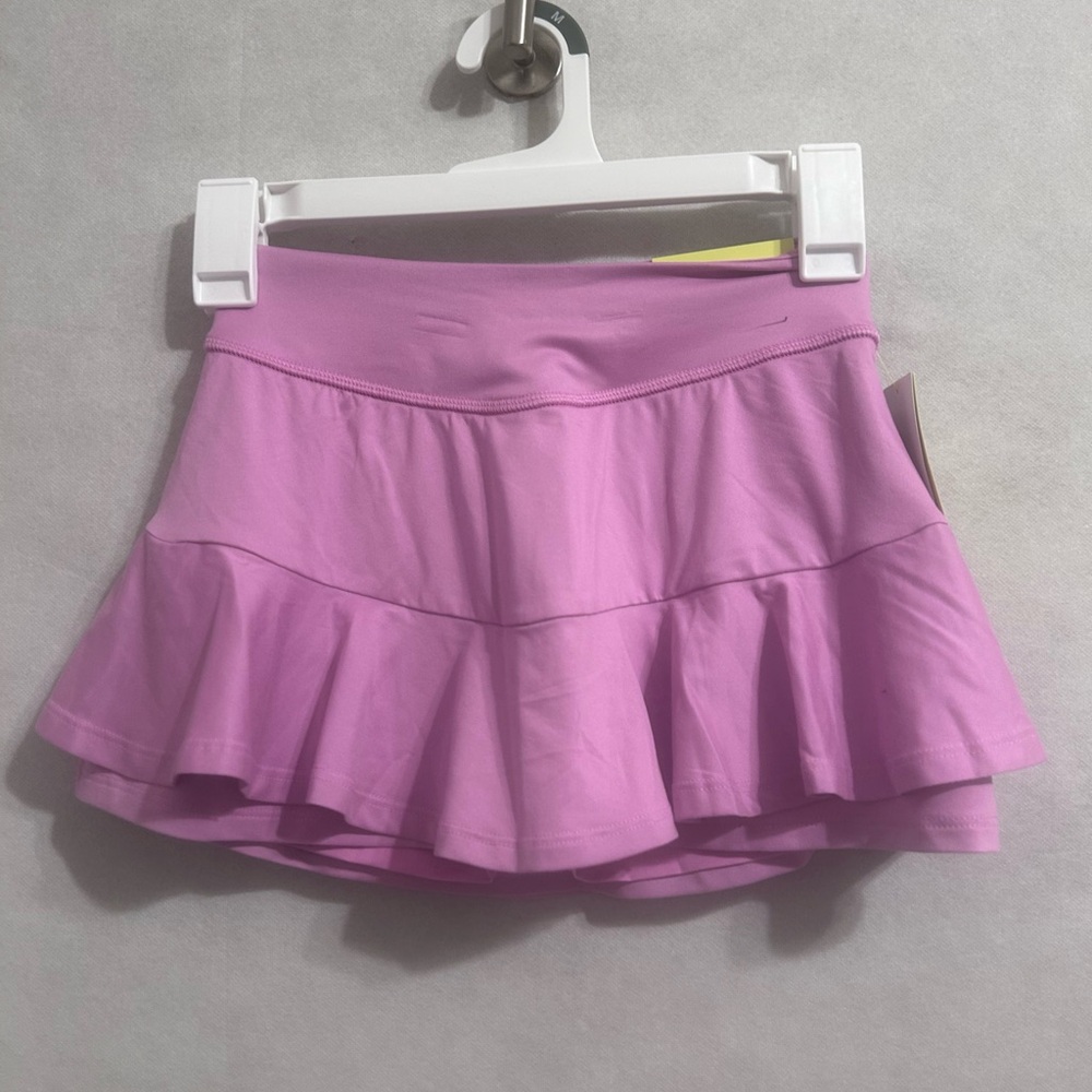 Lavender Ruffle Skirt kids medium 8 yrs all in motion skort